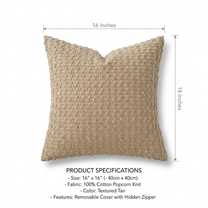 Cotton-Linen Sofa Cushion
