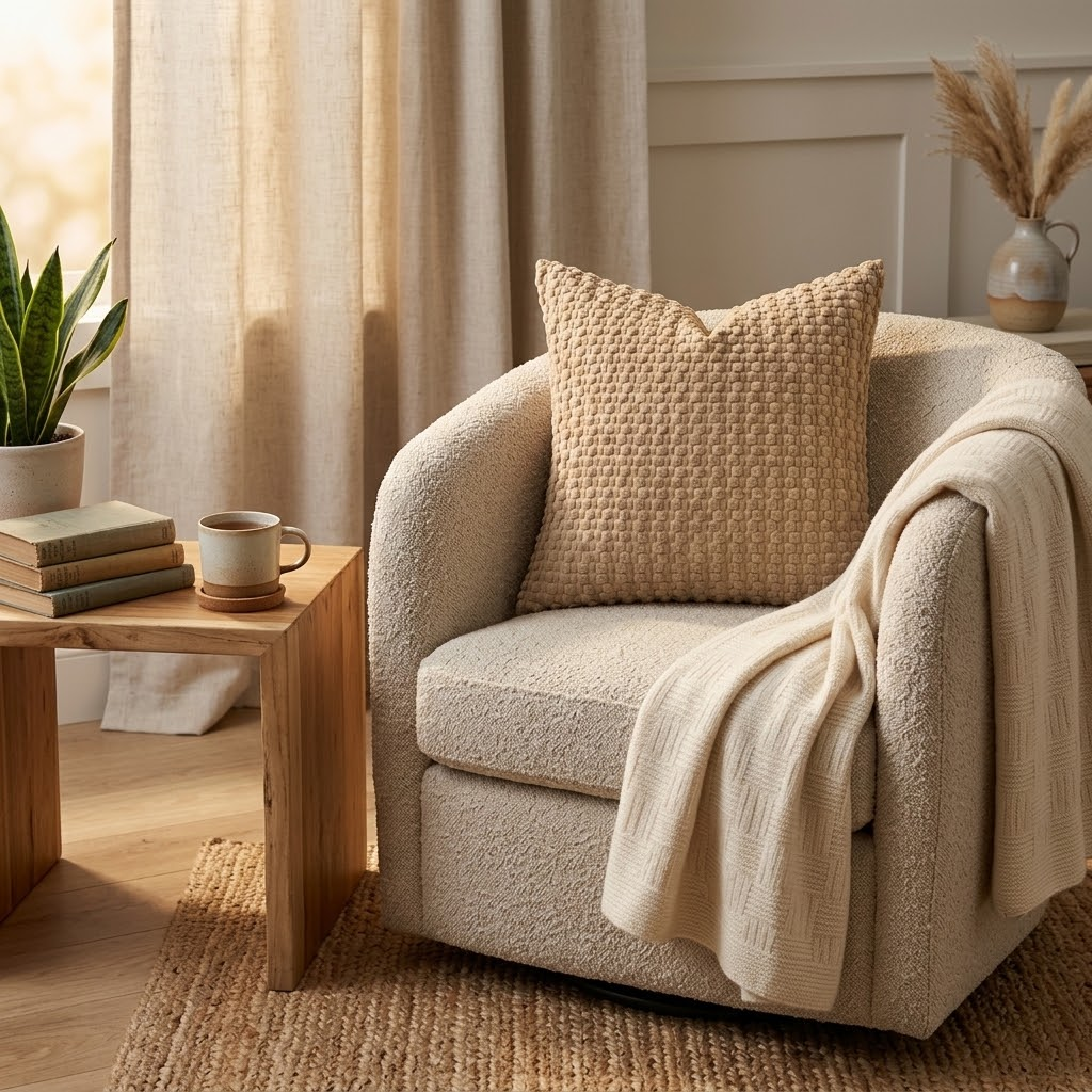 Cotton-Linen Sofa Cushion